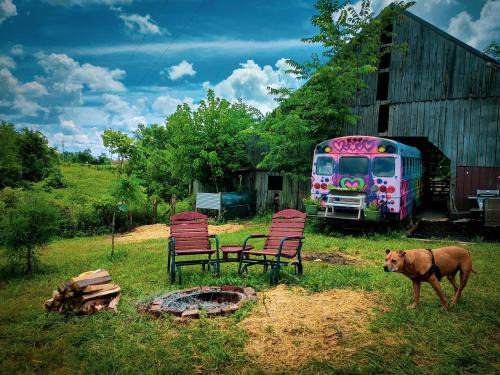 Cozy Hot Tub “Love Bus” near Augusta, Kentucky