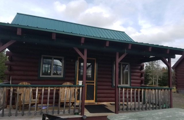 Cozy modern cabin located on large parcel one mile off the main road.