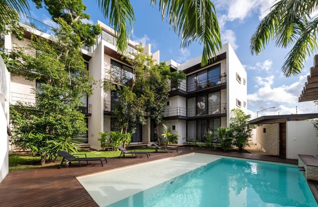 Cozy Studio in La Veleta Tulum with Gym and Pool