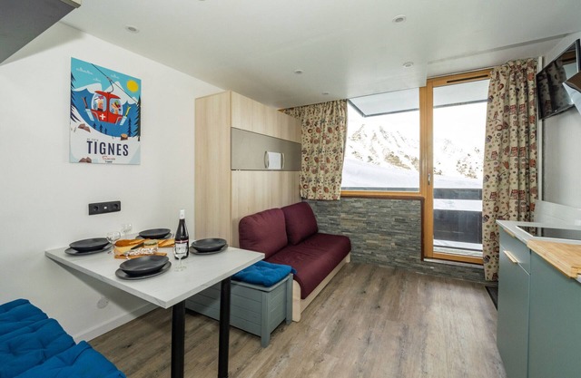 Cozy Studio · Ski-in/Ski-out · Balcony · Tignes Le Lavachet