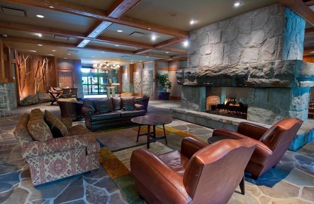 Creekside access | Spacious Suite + Gas Fireplace