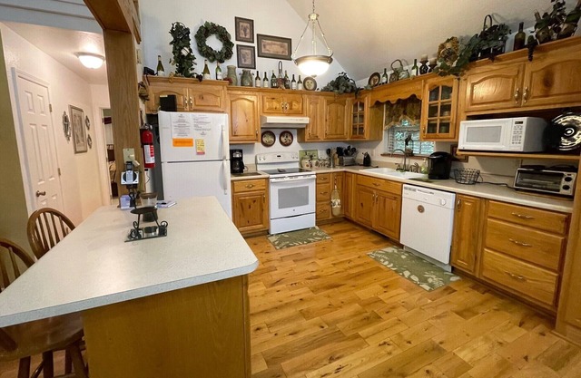 Creekside Cabin offering privacy in a cozy wooded mountain setting with stream!