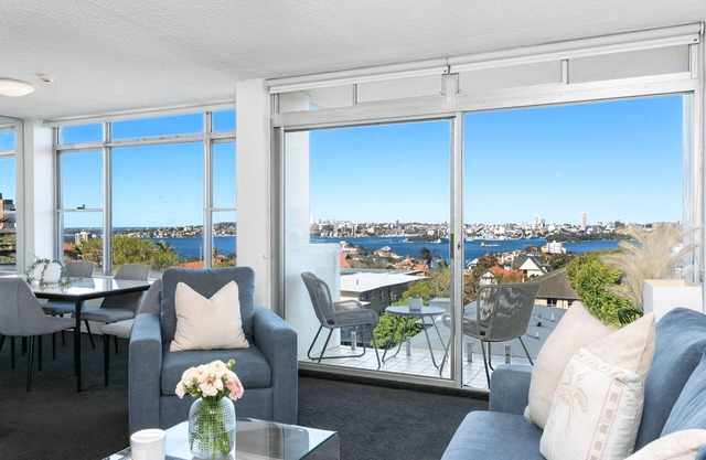 Cremorne- HARIS- Harrison St - 2BR Apartment with Stunning Harbour Views Balcony Near Neutral Bay