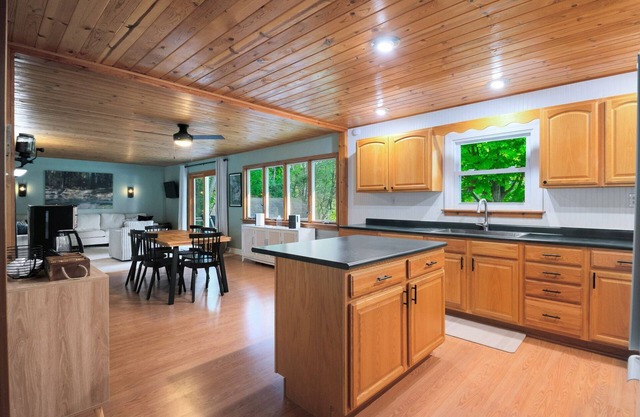 Crystal Rapids Retreat: Cozy Up to Autumn's Beauty on the Muskegon River.