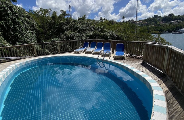Delightful over the water cabin