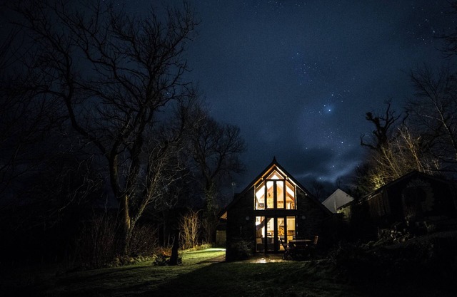 Detached Barn Conversion near Cambrian Mountain village