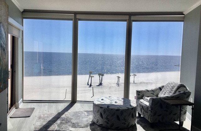 Direct Beachfront 5th. Floor center unit with Million Dollar Views. Seabreeze.