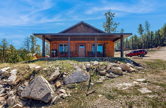 Dog-friendly mountain view cabin with a washer/dryer, BBQ, & full kitchen