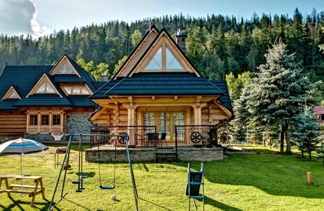 Domek drewniany luxury cottage Dabrowa