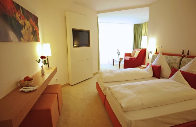 Double room south, 38 sqm, with shower/WC and balcony or terrace