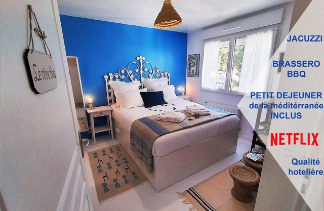 Dream of Mediterranean house, Jacuzzi, BBQ, Délices ensoleillés