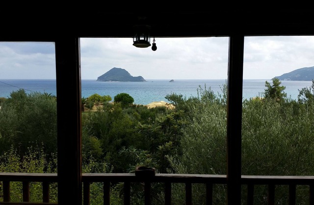 Dreamy secluded villa with sea views and beach in Zakynthos National Marine Park