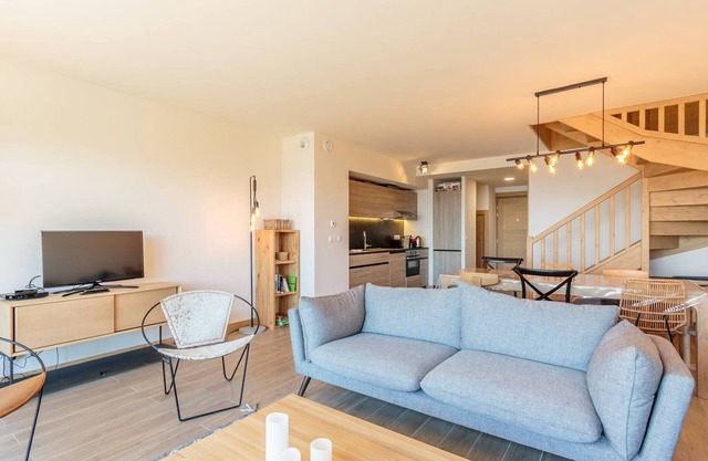 Duplex Cosy 10 Pers. avec Piscine, Spa et Ski aux Pieds à Arc 1600