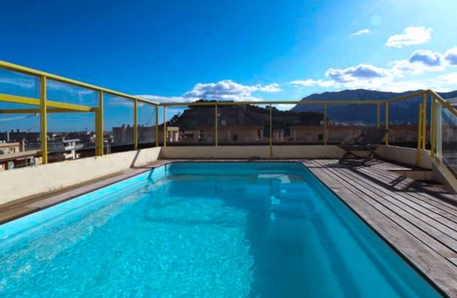 Duplex penthouse pool by COSTABLANCARENT
