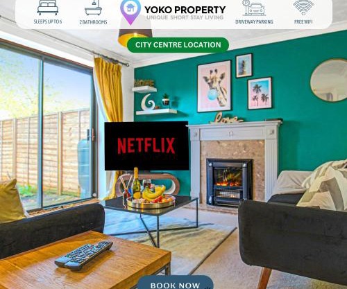 Emerald House - Prime Location - Driveway Parking, Pool Table, Fast Wifi, Self Check-In and Sky TV by Yoko Property