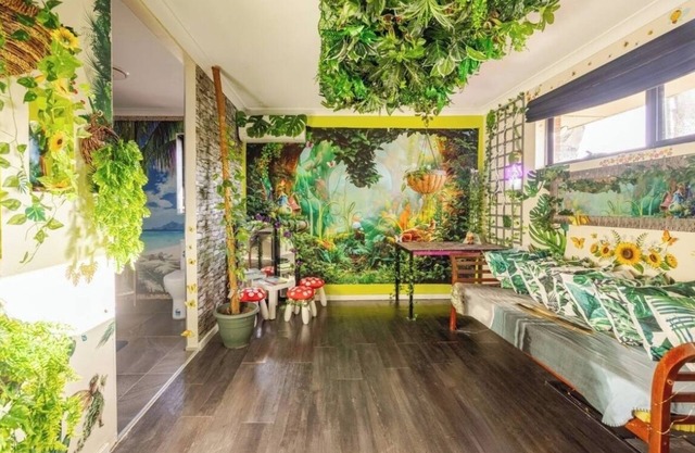 Enchanted rainforest sanctuary