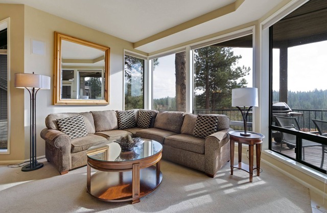 Enjoy Deschutes River Views from Beautiful 2-Bedroom Mt. Bachelor Village Condo