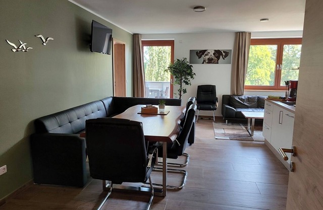 Exceptional "Hufgetrappel" vacation apartment at Seehof Reuter
