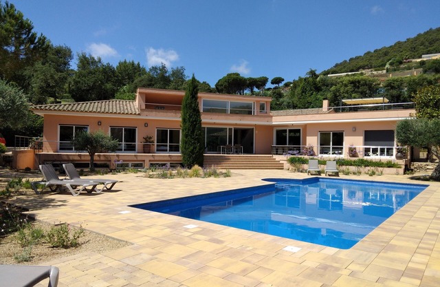 Exceptional Private Villa with Sea Views - large pool and designer paved gardens