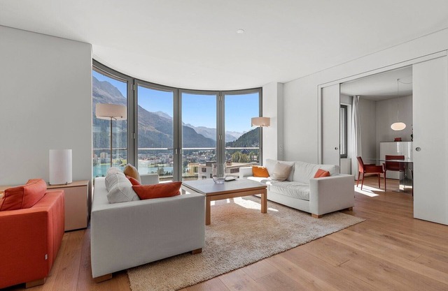 Exclusive St. Moritz Apartment with Lake View and Spa