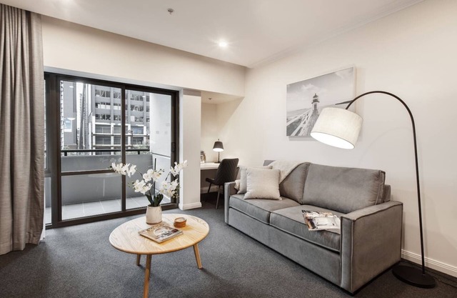 Executive Urban Living with Balcony and Heated Pool