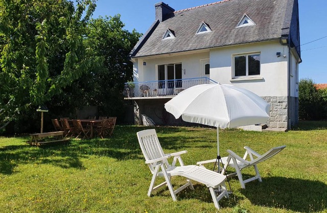 family house with garden near the sea