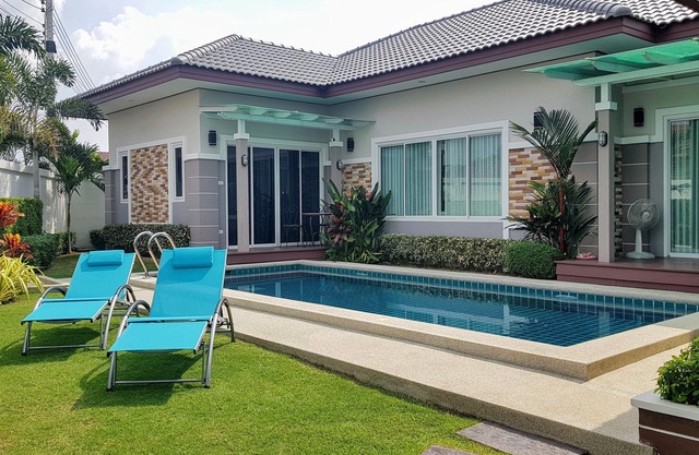 Fantastic New Private Pool Villa in Pattaya, 3 Double Beds with Home Automation!