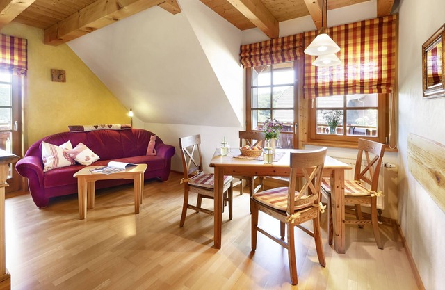 Feel-good apartment in wooden construction, with a wonderful view of the valley