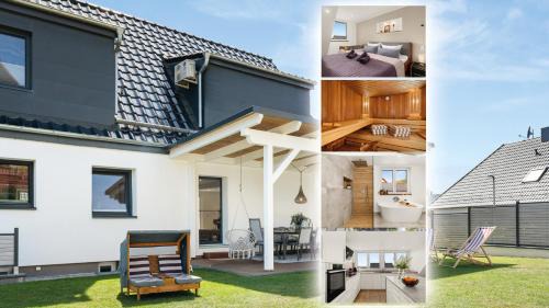 FeelGood Ferienhaus - 212 qm mit Sauna, Garten, Terrasse, Grill - 2 Apartments - für Familien & Gruppen - Mitten in Deutschland