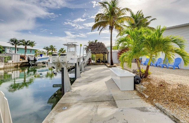 Fish & Boat On-Site! Waterfront Florida Keys Home