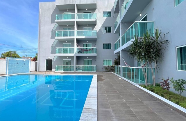 Fully furnished apartment with 2 bedrooms, family atmosphere 400m from the beach 🏝️