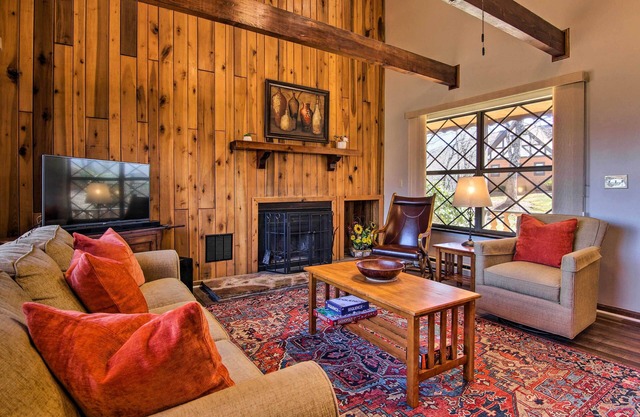 Furnished Deck + Mtn Views: Burnsville Cabin!