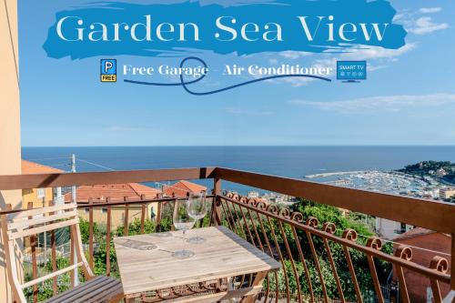 Garden & Sea View - Free Beach Access and Garage - WiFi