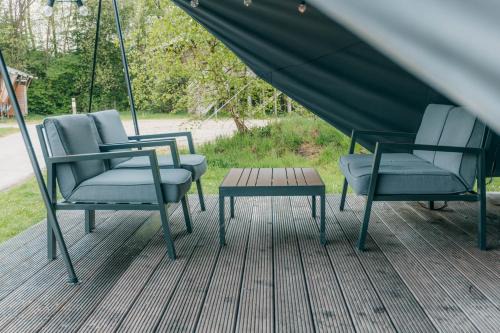Glamping bij Vakantiepark De Sallandshoeve