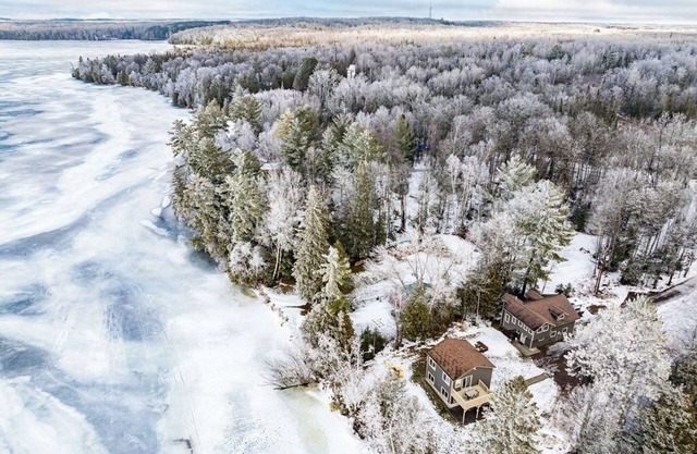 Grand Lake Getaway | Lake Front | Custom Sauna | 2 Cabins | Sleeps 12