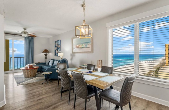 Grand Panama 1601 "Sunset Point" Gulf Front West Corner. Views for Miles. 3Br