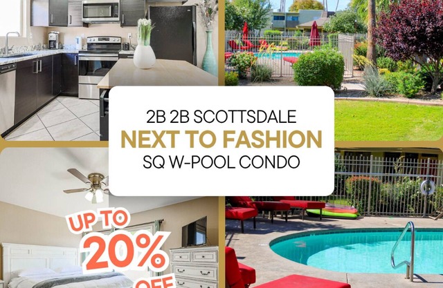 Great 2BR FULL CONDO w/Pool by FS Mall & Bars