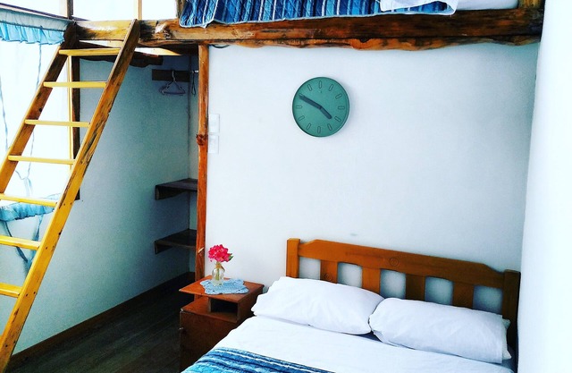 Habitación familiar con balcon privado alejado del bullicio de la ciudad
