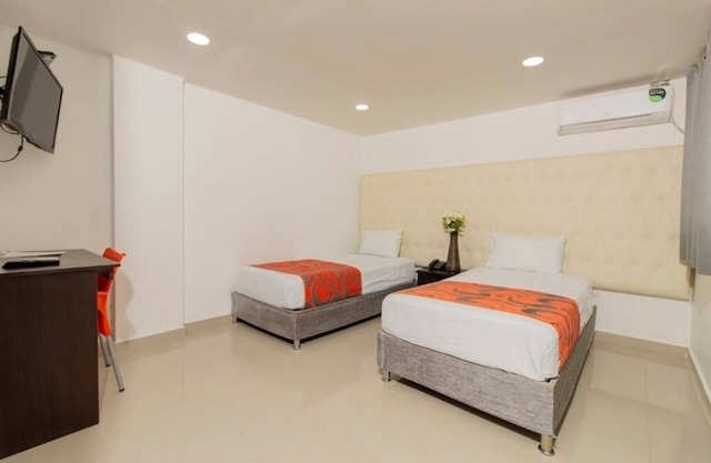 Habitacion Deluxe Twin Cerca Al Malecón Turístico Río Magdalena Barranquilla