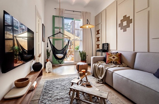 Helaly - 2 bedrooms and terrace in Gràcia