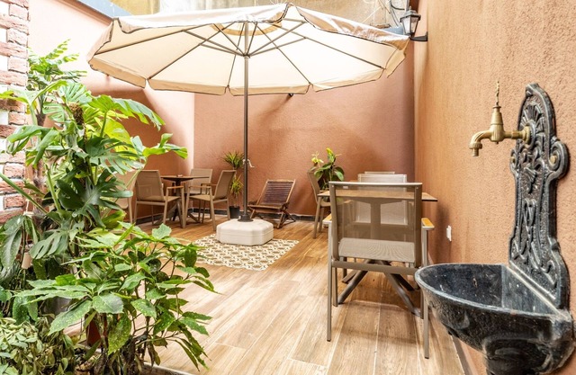 Historical Hotel Room with a Backyard in Kadikoy