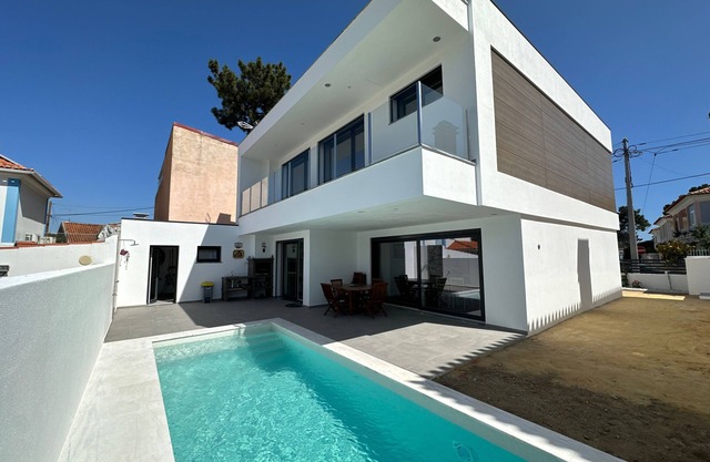 House by the sea near Lisbon