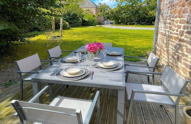 Holiday home in Gavray with garden