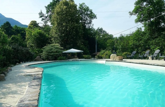 Holiday home in a former mill from the 18th century. With 10 000 m² of land and pool