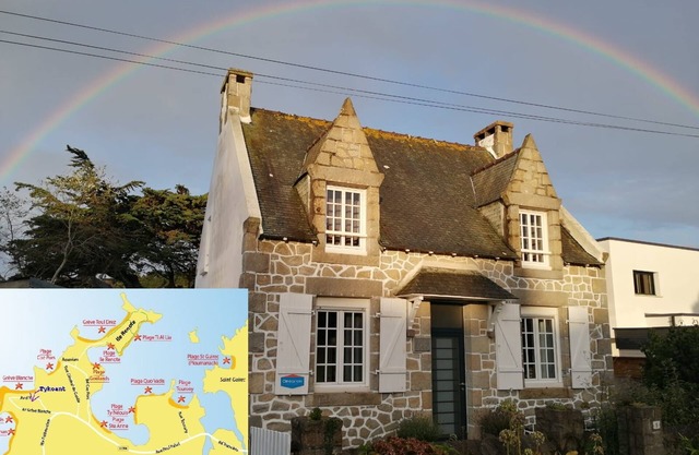 House 2-7 people, 150m from the beach Tregastel White Strike, Near Perros-Guirec