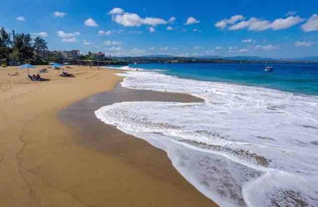 It’s just perfect here, steps away from the beach!