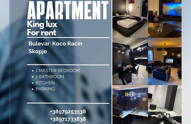 King Lux Apartment Rental of a newly furnished apartment in the center of Skopje