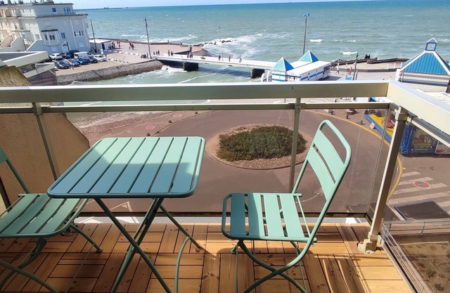 L'opaline, Studio Tout Équipé Face mer Avec son Parking Privatif!