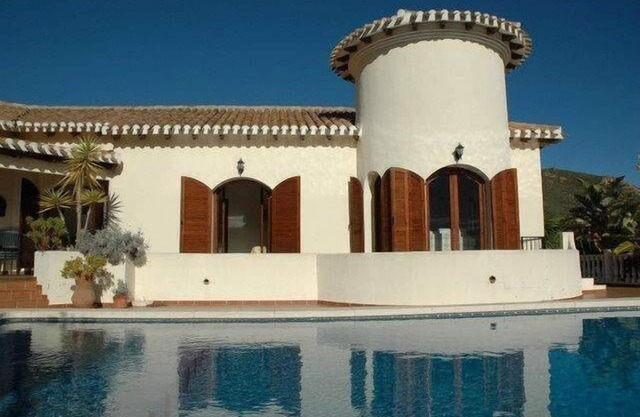 La Manga private villa with large private pool, large garden and stunning views.