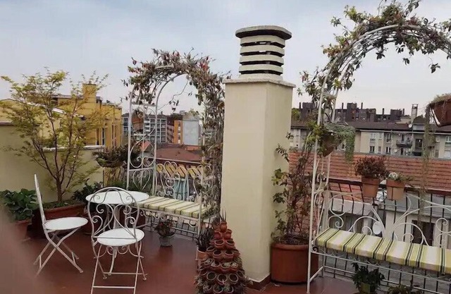 La Milano Design anni'50 con terrazza botanica